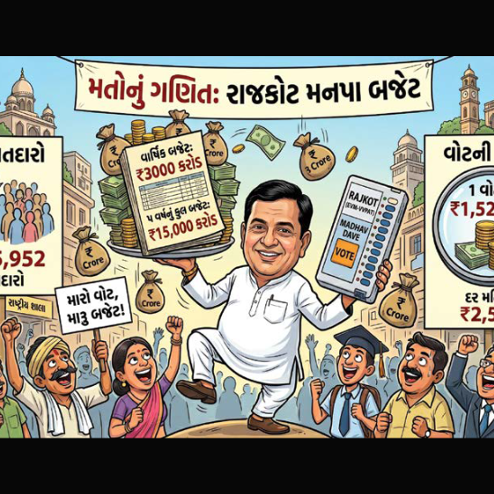 આપણા એક મતની કિંમત ₹1.52 લાખ: 5 વર્ષમાં શહેરના વિકાસના ₹15000 કરોડનો ફેંસલો 9.85 લાખ મતદાર કરશે.