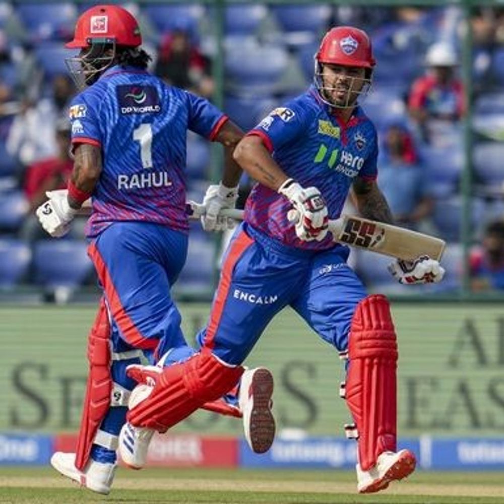 રાહુલ-રાણાની ફિફટી:DCની ધૂઆંધાર બેટિંગ, ચોગ્ગા-છગ્ગાનો વરસાદ; પંજાબ કિંગ્સ બીજી વિકેટની શોધમાં