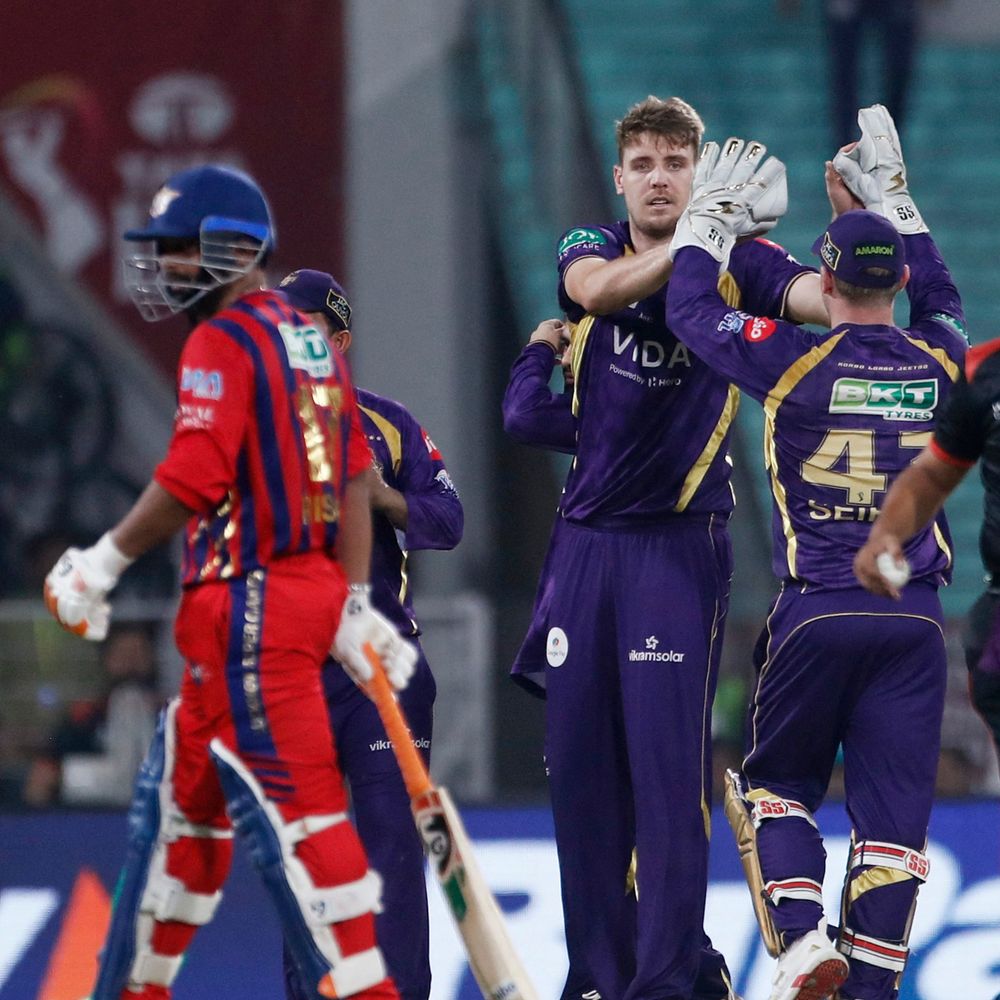 રનચેઝમાં લખનઉના બેટર્સની ખૂબ જ ધીમી બેટિંગ:ટીમે ત્રીજી વિકેટ ગુમાવી દીધી; કેપ્ટન પંત આજે પણ નિષ્ફળ; નારાયણને વિકેટ મળી