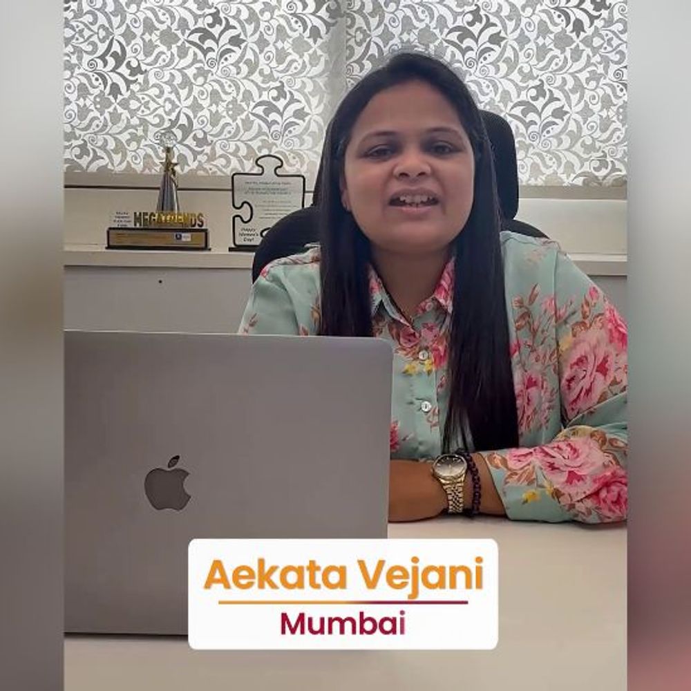 ઇમ્પેક્ટ ફીચર:મુંબઈનાં એકતા વેજાની સિસ્ટમેટિક ઇન્વેસ્ટમેન્ટ પ્લાન વિશે વાત કરે છે