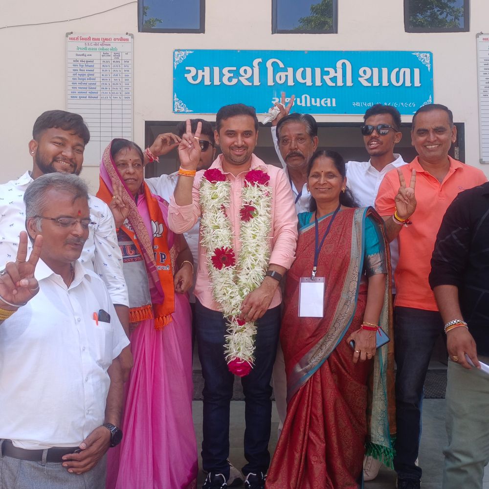 રાજપીપળા નગરપાલિકામાં ભાજપે 25 બેઠકો જીતી:કોંગ્રેસ-આપ શૂન્ય પર, પ્રથમવાર કોંગ્રેસ ખાતું ખોલી શકી નહીં