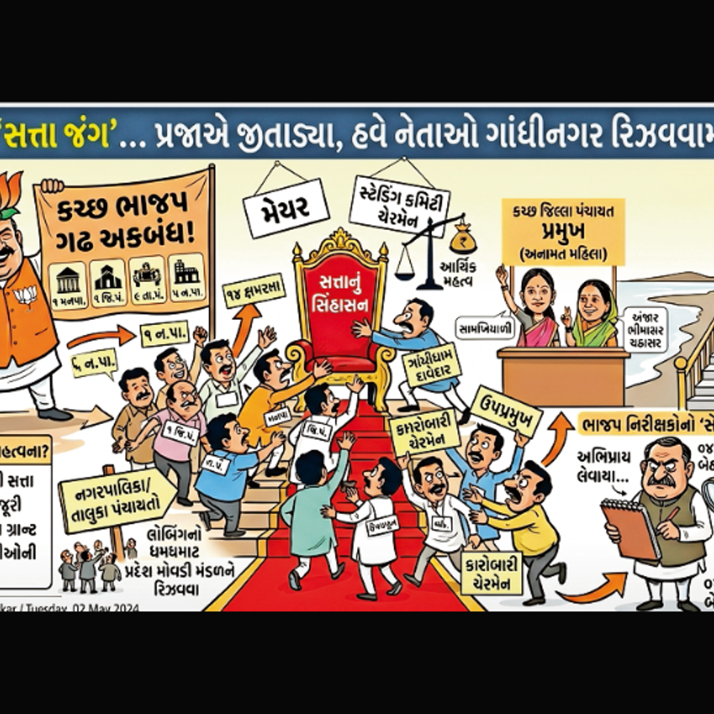 ચૂંટણી બાદ હવે સત્તા માટે રાજકારણ શરૂ.