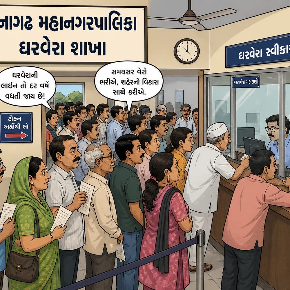 ભાસ્કર એક્સક્લૂસિવ:જૂનાગઢમાં 1,92,348 મિલકતમાંથી રૂ. 175.37 કરોડનો વેરો બાકી, હજુ ફક્ત રૂપિયા 1.84 કરોડ જ જમા થયો !