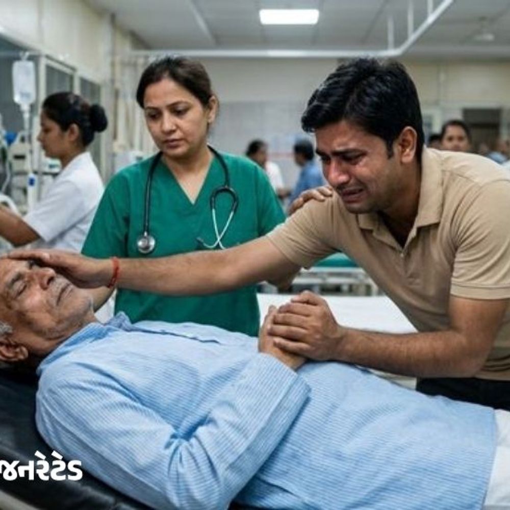 વાડી વિસ્તારમાં વૃદ્ધને ગભરામણ થતા ઢળી પડ્યા ને મોત થયું:પિતાને બચાવવા પુત્રએ CPR આપ્યું, છતાં પરિણામ ન મળતા હોસ્પિટલ ખસેડ્યા, જ્યાં મૃત જાહેર કરાયા