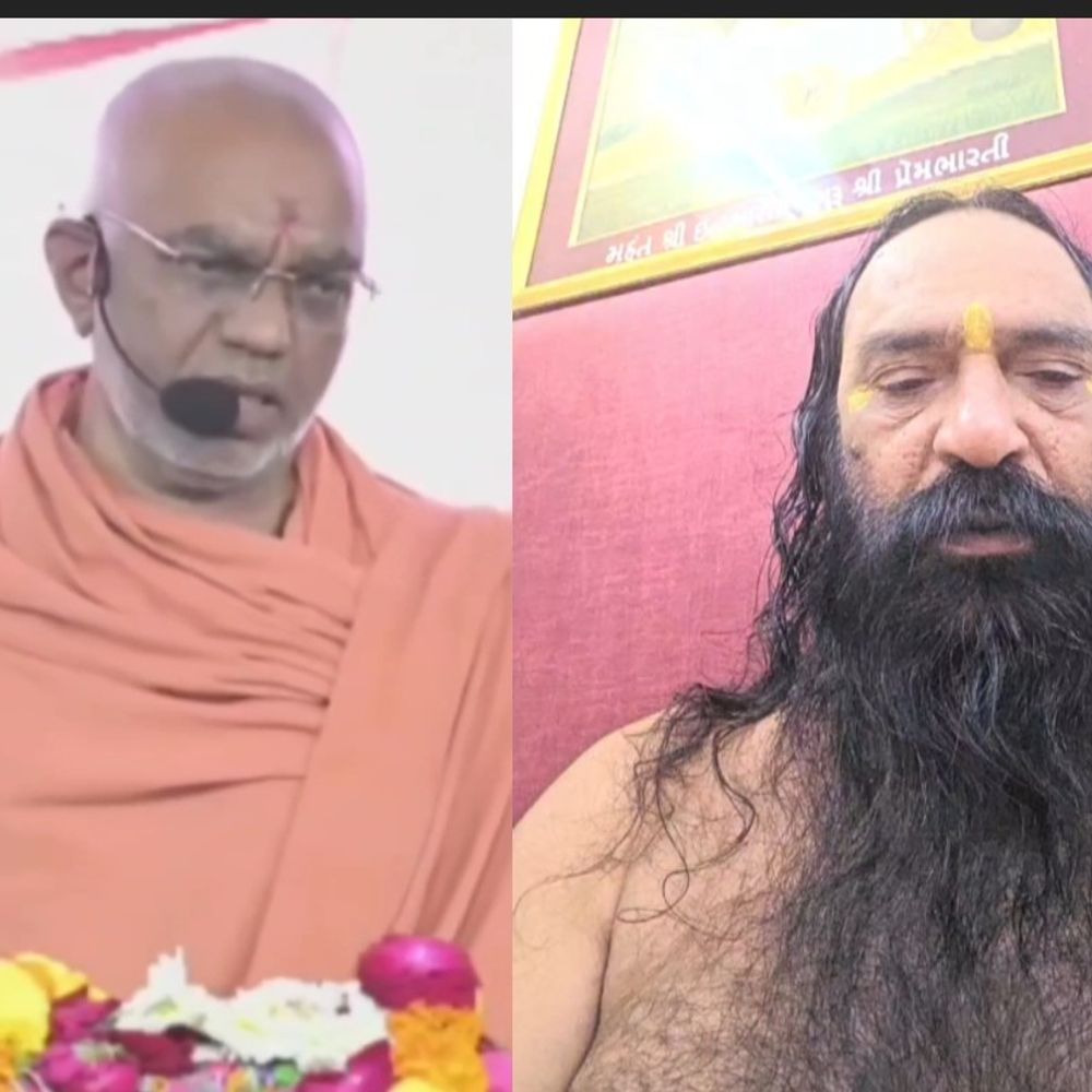 'ગણપતિ અને ઘનશ્યામ મહારાજ માસિયાઈ ભાઈ થાય':સ્વામિનારાયણ સંપ્રદાપના સ્વામીના નિવેદન બાદ ઈન્દ્રભારતીએ કહ્યું- 'આમને કોઈ બુદ્ધિ જેવું છે કે નહીં?'