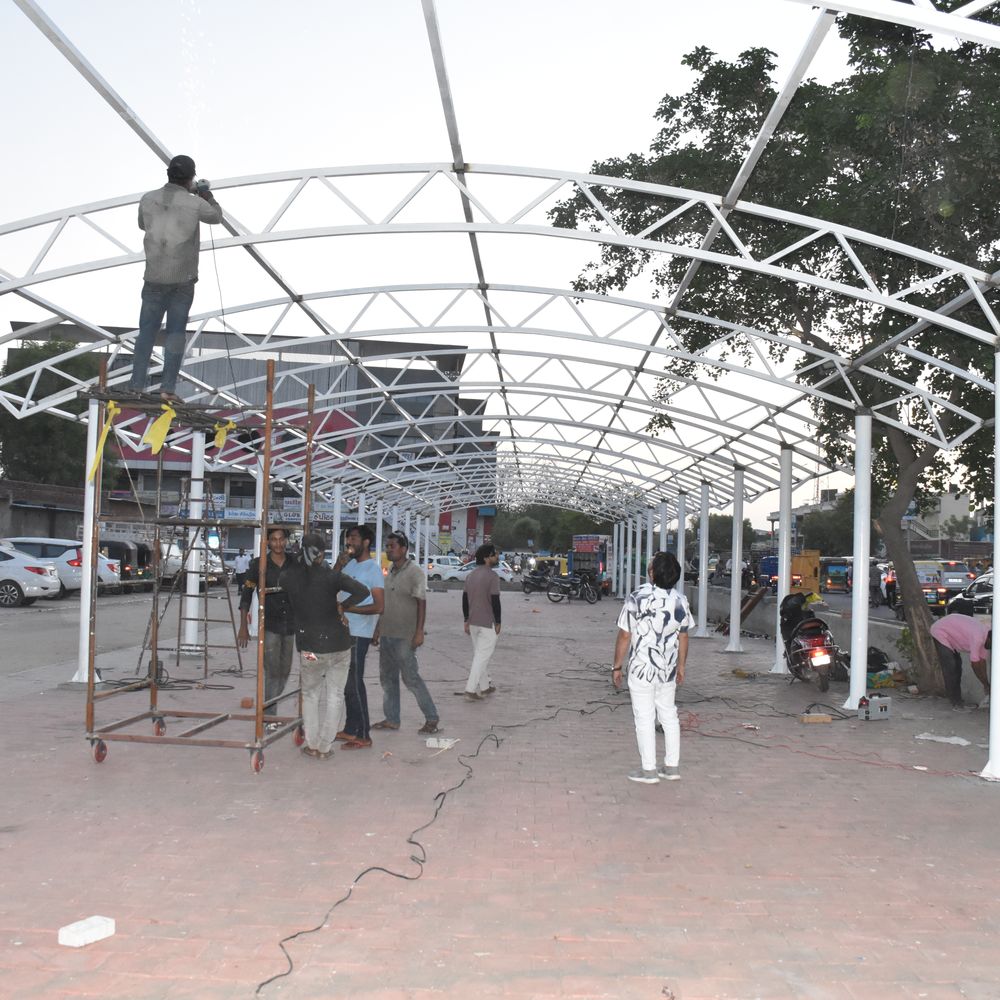 ભાસ્કર એક્સક્લૂસિવ‎:આઇકોનિક રોડ અને ગટરની કામગીરીમાં ‎મોઢેરા રોડની હવા બગડી, પ્રદૂષણ બમણું