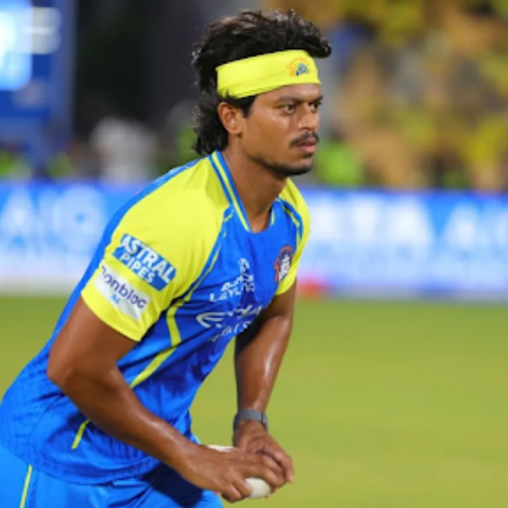 CSKના ઓલરાઉન્ડર રામાકૃષ્ણ ઘોષ IPL 2026માંથી બહાર:મુંબઈ સામે ડેબ્યૂ મેચમાં ઈજાગ્રસ્ત થયો હતો; ચેન્નઈએ હજુ સુધી રિપ્લેસમેન્ટ નક્કી કર્યું નથી