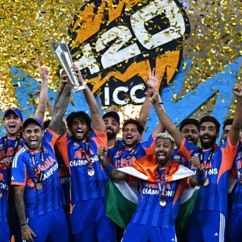 ભારત T-20 રેન્કિંગમાં નંબર-1 પર યથાવત:વર્લ્ડકપ જીતવાનો ફાયદો મળ્યો, ઇંગ્લેન્ડ બીજા સ્થાને; ICCએ એન્યુઅલ અપડેટ જાહેર કર્યું
