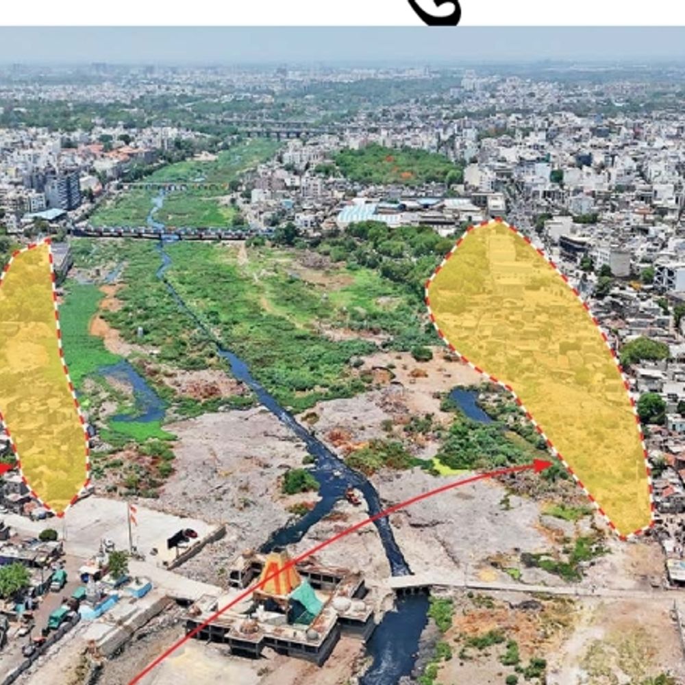નવી ડિઝાઇન માટે ફરી કન્સલ્ટન્ટની નિમણૂક કરવામાં આવી:રાજકોટ મનપાના અધિકારીઓને 12 વર્ષે યાદ આવ્યું કે, આજી રિવરફ્રન્ટ માટે પાણી ક્યાંથી લાવશું! ત્રીજીવાર ડિઝાઈન બદલાશે