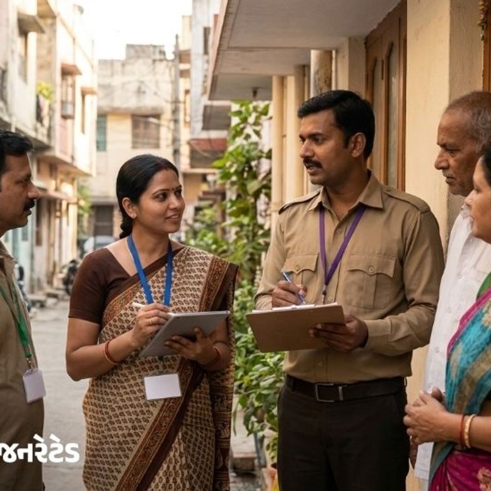1 જૂનથી ગુજરાતમાં વસતી ગણતરીનો પ્રારંભ થશે:પરિવારદીઠ આ 33 સવાલ પૂછવામાં આવશે, 17 મેથી તમે જાતે પણ માહિતી નોંધાવી શકશો