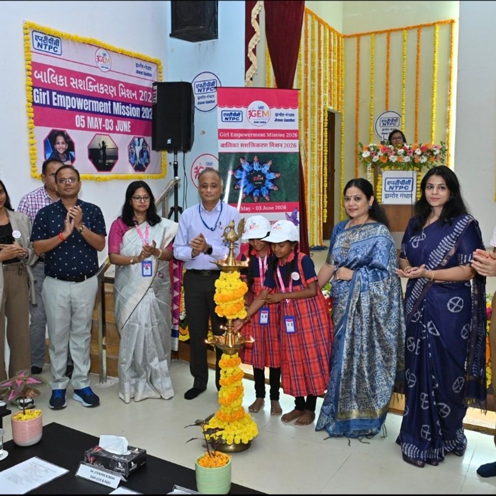 NTPC ઝાનોરમાં કન્યા સશક્તિકરણ મિશનનો પ્રારંભ:27 બાળિકાઓને એક મહિનાની તાલીમ, 4ને મફત શિક્ષણ મળશે
