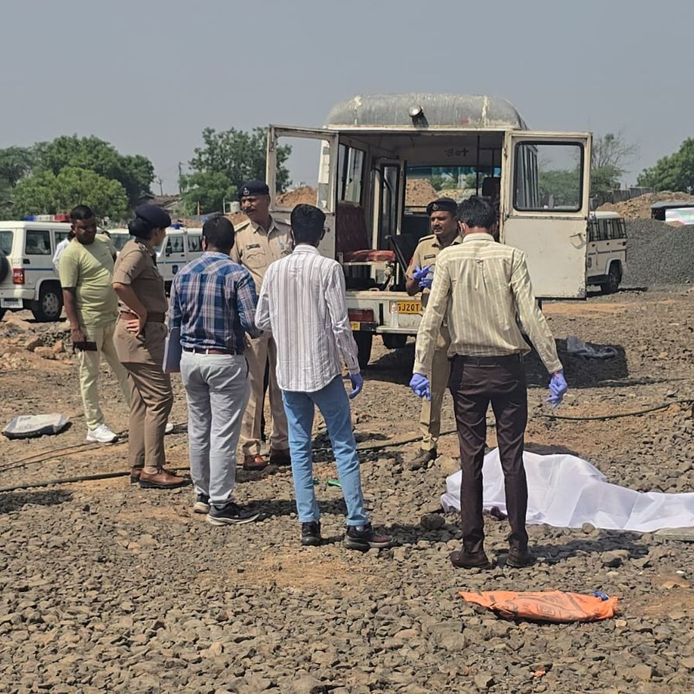 ઘાતકી હત્યા:રળિયાતી ખાતે બાંધકામ સાઈટ પર ચોકીદારની પથ્થરો ઝીંકી કરપીણ હત્યા