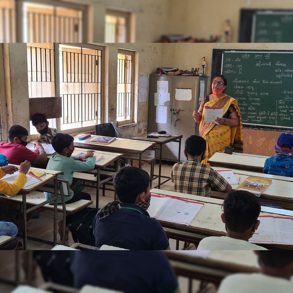 નર્મદાની શાળાઓમાં શિક્ષક ઘટ છતાં ધો-10 માં રાજ્યમાં પ્રથમ.
