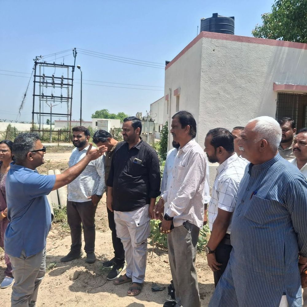 ગોધરાના પાણીના સંપની માલવદીપસિંહ રાહુલજીએ લીધી મુલાકાત:વીજ પુરવઠો ખોરવાતા અધિકારીઓને કડક સૂચના અપાઈ