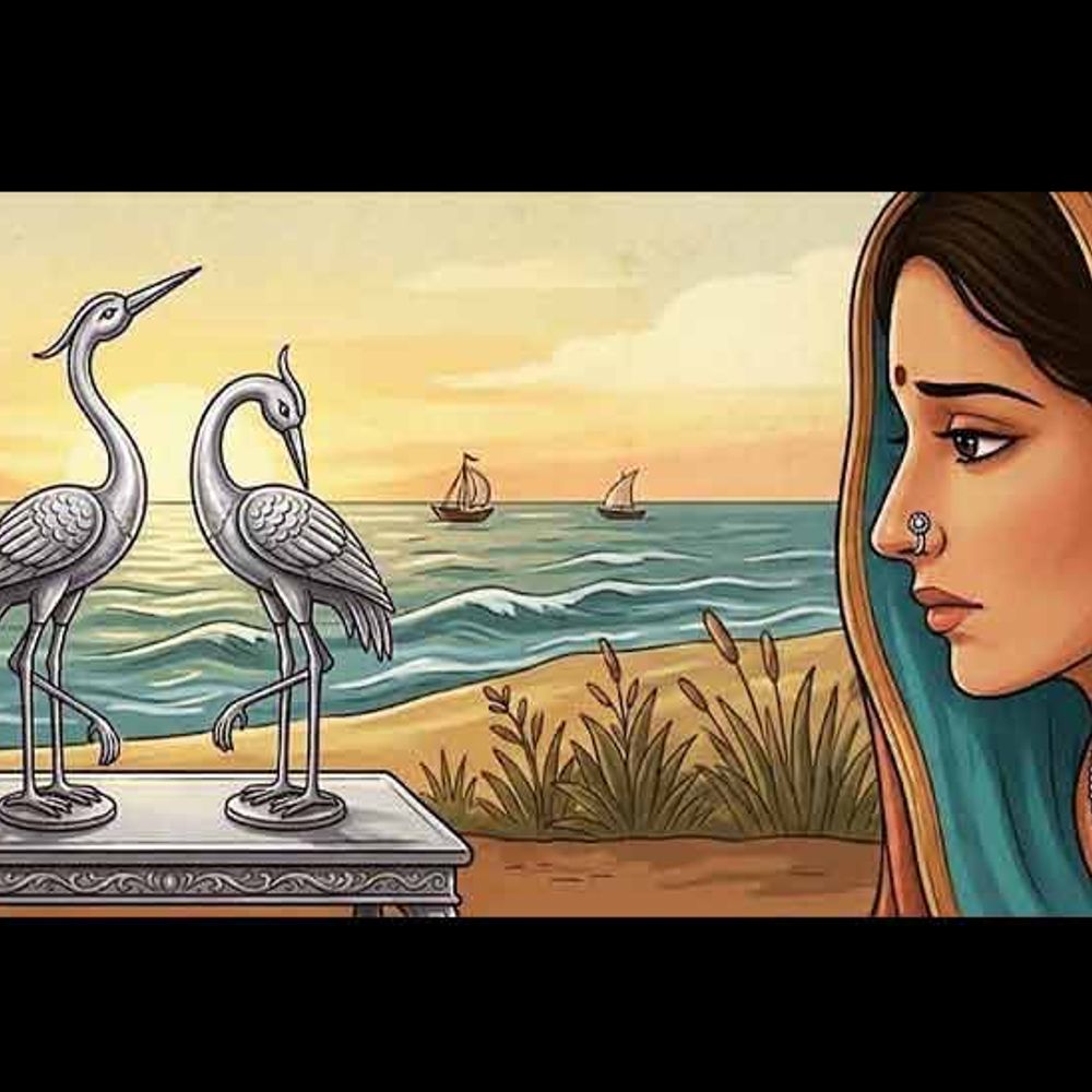 મેંદી રંગ લાગ્યો: કુંજલ દરિયાપારથી આવી.