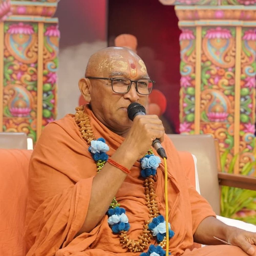 પોઇચા મંદિરમાં શ્રીમદ ભાગવત કથા પારાયણ:જીવન વધારી ન શકાય પરંતુ સુધારી શકાય છે: પ્રભુ સ્વામી