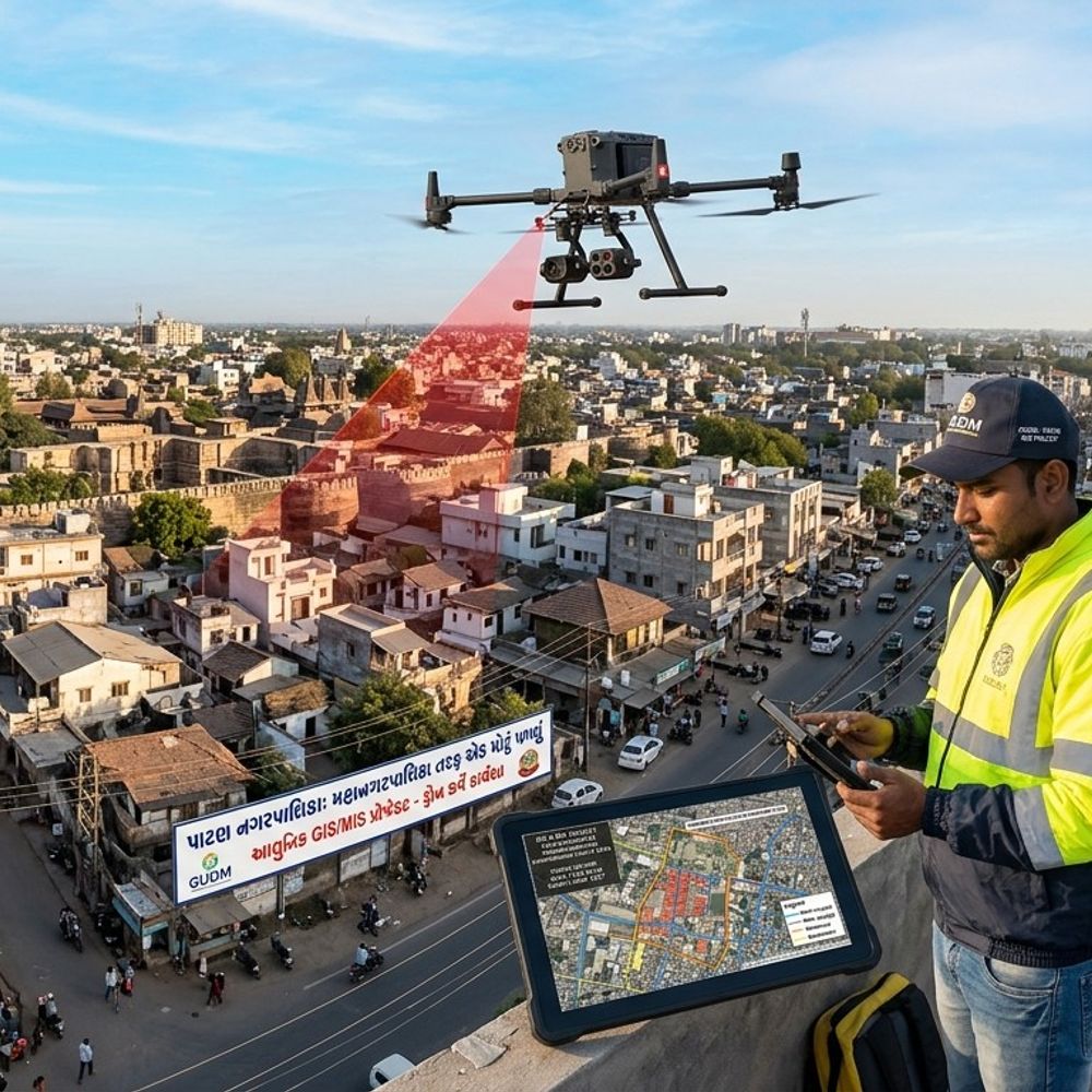 પાટણમાં GIS મેપિંગ પ્રોજેક્ટને મંજૂરી, 2027 સુધીમાં મહાનગરપાલિકા બનવા ડ્રોન સર્વે