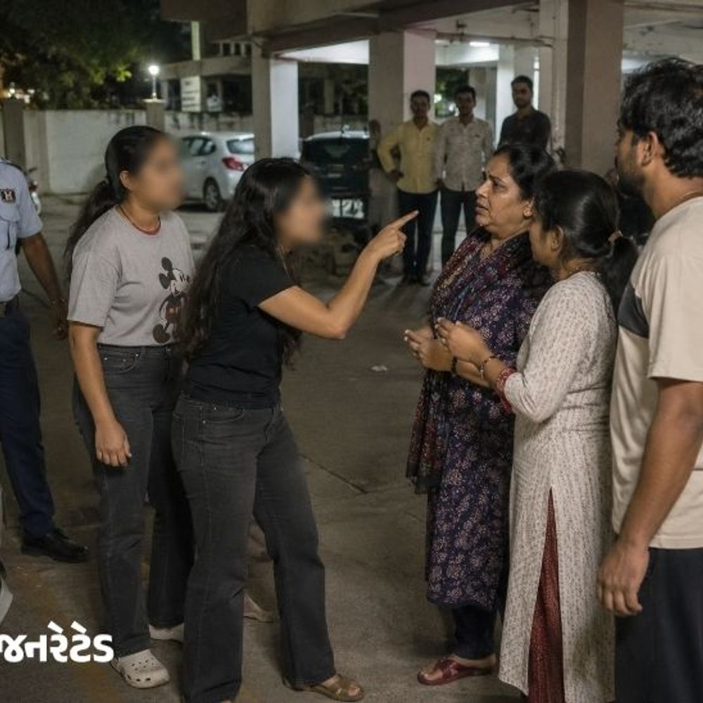 ‘હું તેની ગર્લફ્રેન્ડ છું, લગ્ન કરવા છે’, અડધીરાતે હાઈવોલ્ટેજ ડ્રામા:બે યુવતીએ યુવકના ફ્લેટે પહોંચી હોબાળો કર્યો; બહેન-માતા વચ્ચે પડતા ઝપાઝપી કરી