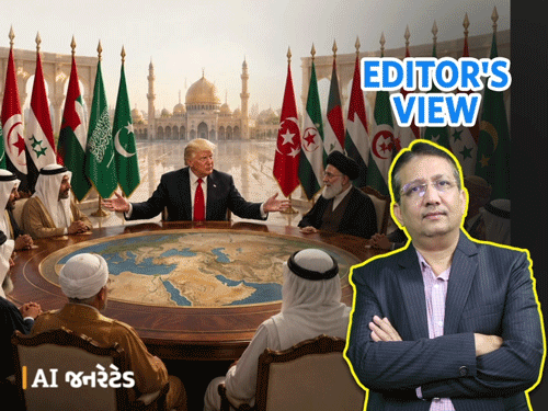 Editor’s View: ધર્મનાં નામે ટ્રમ્પની ગુગલી:મુસ્લિમ દેશો ટેન્શનમાં, ઈરાનને એકલું પાડવાની શાતિર ચાલ, જાણો 78 વર્ષ જૂની દુશ્મનાવટ અને કાશ્મીર કનેક્શનની કહાની