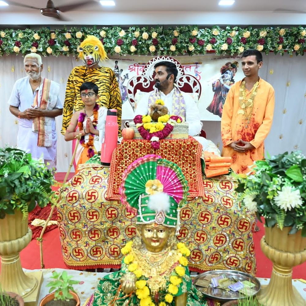 વઢવાણમાં શ્રીમદ ભાગવત જ્ઞાનયજ્ઞની પૂર્ણાહુતિ:આવતીકાલે સંસ્કૃત પાઠશાળાના ઉત્કર્ષ અર્થે આયોજન
