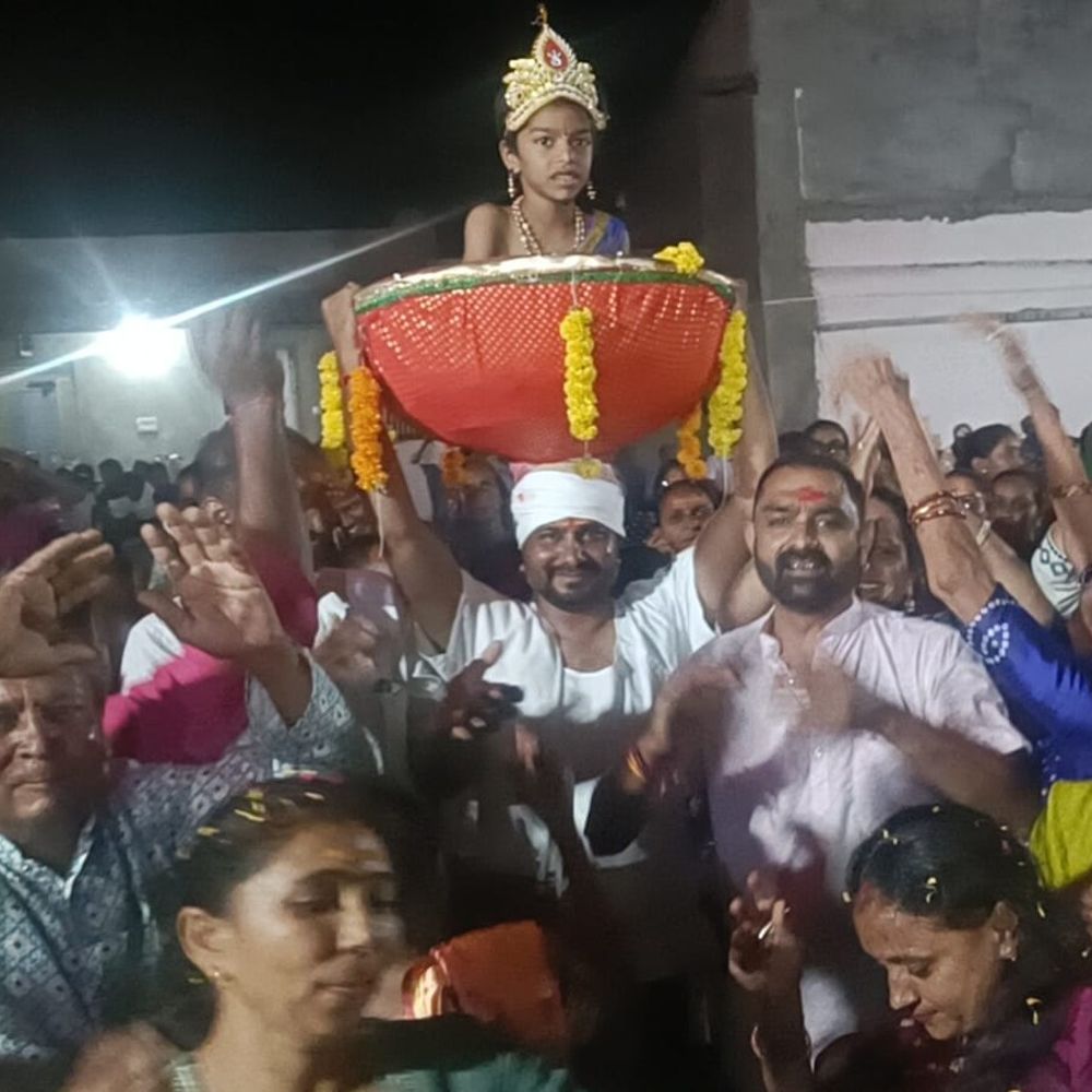 અનાવાડામાં કૃષ્ણ જન્મોત્સવની ભવ્ય ઉજવણી.