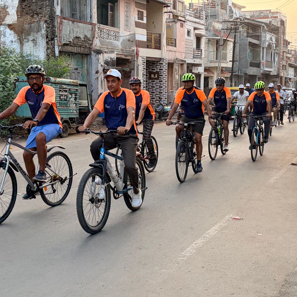 પાટણમાં વિશ્વ સાયકલ દિવસ: પર્યાવરણ અને સ્વાસ્થ્ય જાગૃતિ માટે 100 થી વધુ લોકોની રેલી