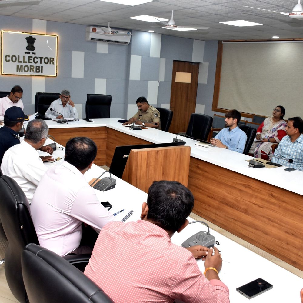 મોરબીમાં 12 જૂને 'વિકસિત ભારત સંકલ્પ સંમેલન':તૈયારીઓની સમીક્ષા માટે અધિક કલેક્ટરની અધ્યક્ષતામાં બેઠક યોજાઈ
