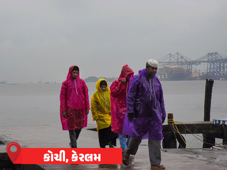 ચોમાસું 4 રાજ્યોમાં પહોંચ્યું, કેરળમાં ભારે વરસાદ:MP-છત્તીસગઢ સહિત 6 રાજ્યોમાં મોડો પહોંચશે; રાજસ્થાનમાં વાવાઝોડા-વરસાદથી 4નાં મોત