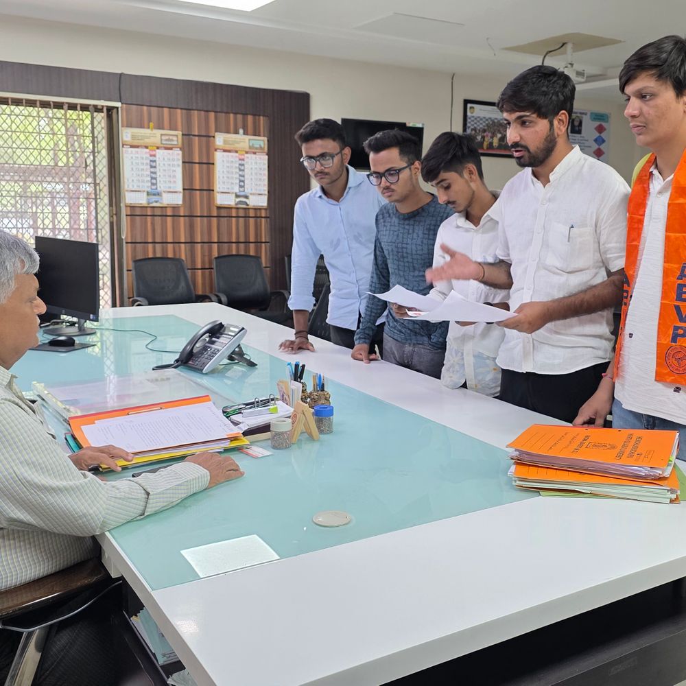 પાટણ યુનિં.માં સેલ્ફ ફાઇનાન્સ અભ્યાસક્રમોમાં 15% ફી વધારો થતાં વિરોધ:ABVP ફી વધારો તાત્કાલિક પાછો ખેંચવાની માંગ કરી