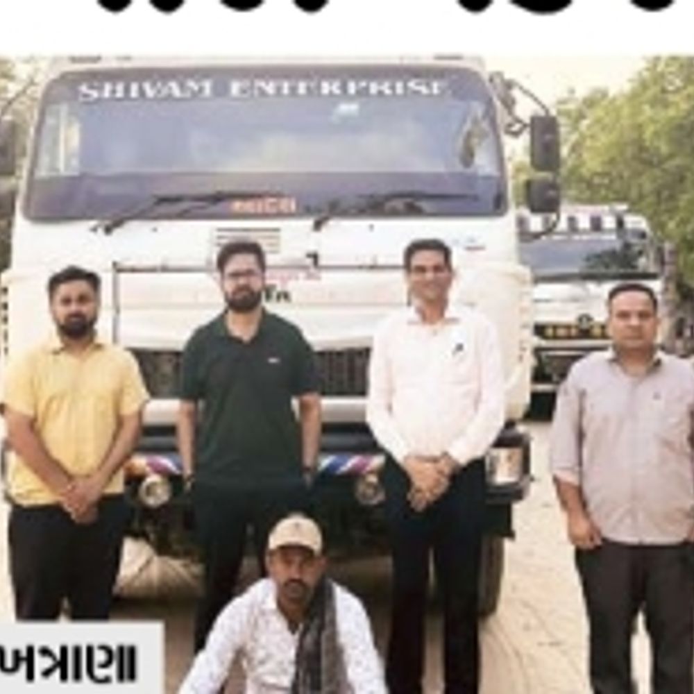 નલિયા અને નખત્રાણામાં પ્રાંત અધિકારીએ ખનીજ ભરેલી ગાડી પકડી.