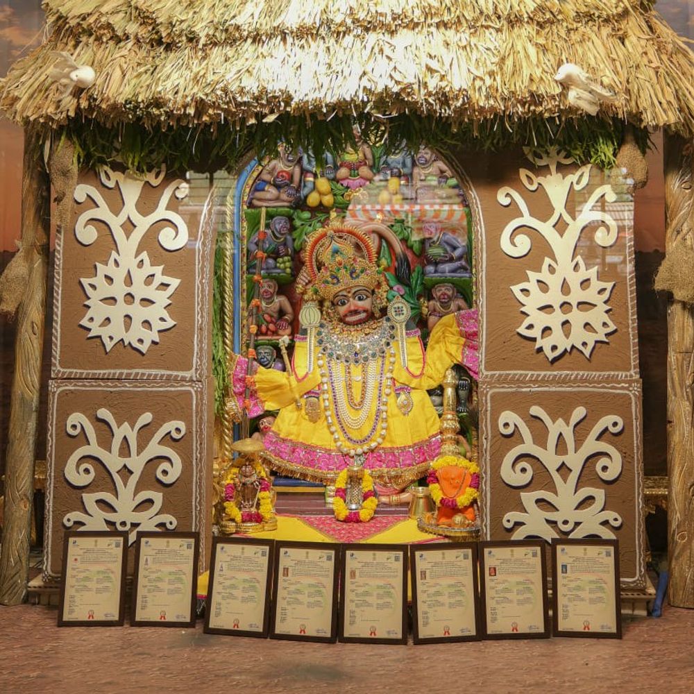 સાળંગપુર હનુમાનજીના દિવ્ય સ્વરૂપો, 'કિંગ ઓફ સાળંગપુર'ને મળ્યા કોપીરાઈટ:વિવિધ ટ્રેડમાર્ક સર્ટીફીકેટ દાદાના ચરણોમાં સમર્પિત કરાયા