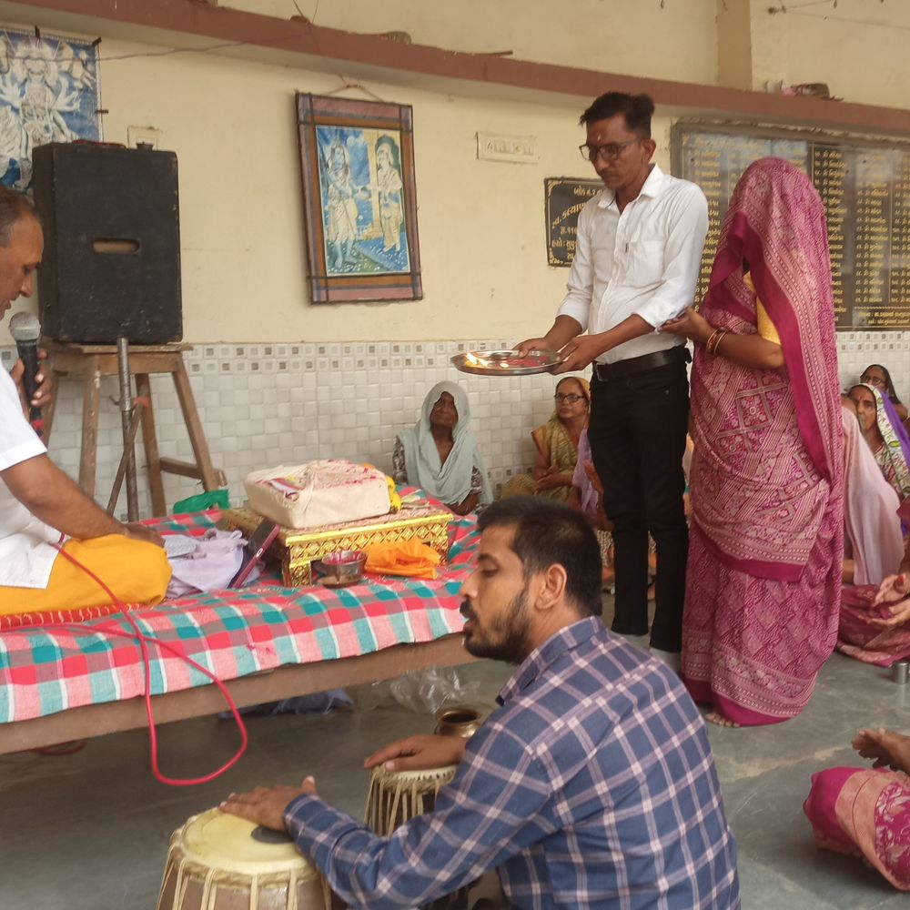 ચંદ્રુમાણામાં અધિક માસ ભાગવત કથા સંપન્ન:અંતિમ દિવસે રાજા પરીક્ષિતના મોક્ષનું કથન કરાયું