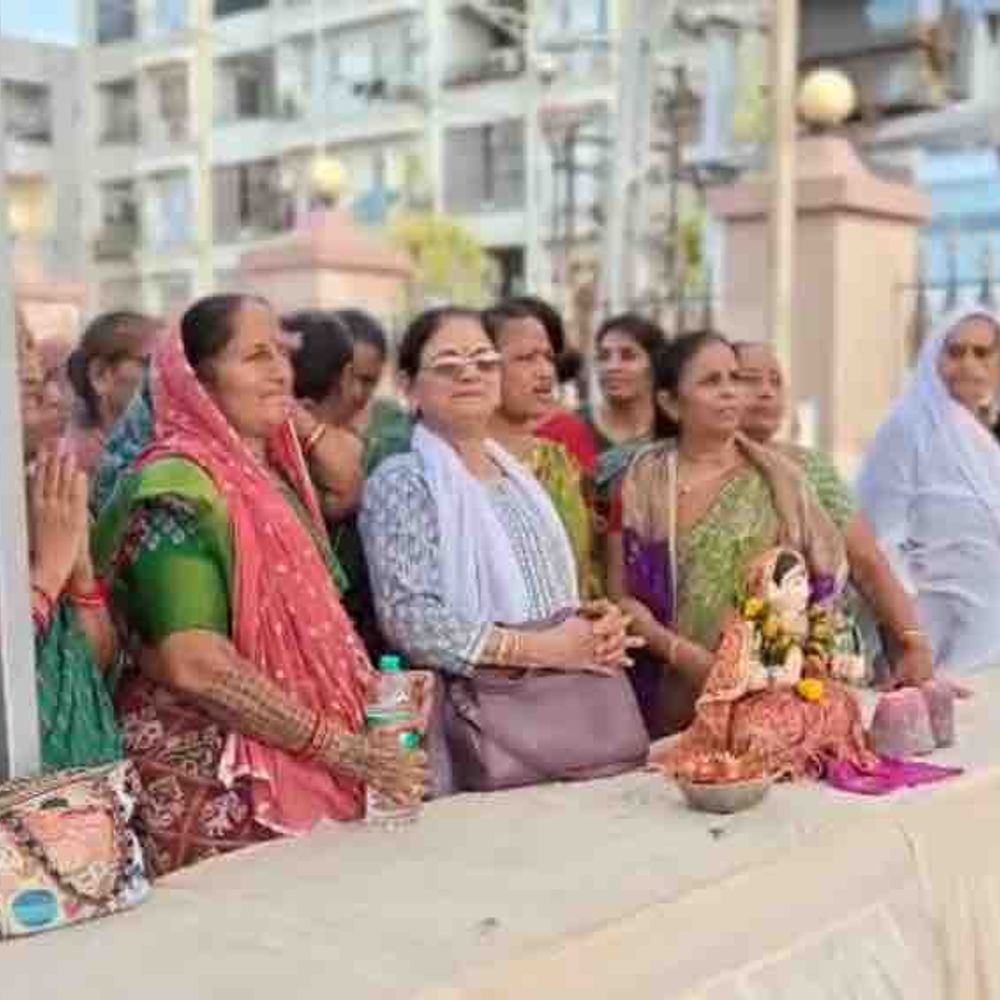 નવાનગર નેચર ક્લબનો પર્યાવરણમૈત્રી ગોર મા વિસર્જન કાર્યક્રમ:પુરુષોત્તમ માસમાં જળ પ્રદૂષણ અટકાવવા અને સ્વચ્છતા જાળવવા અનોખો પ્રયાસ