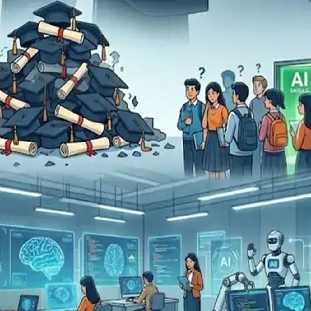 રિપોર્ટ- 2030 સુધીમાં AIથી 22% નોકરીઓ પ્રભાવિત થશે:40% કંપનીઓમાં ડિગ્રી+AI ધરાવતા લોકોને પ્રાધાન્ય; ચીને 12 હજાર ડિગ્રીઓ રદ કરી, AI કોર્સ શરૂ કર્યા