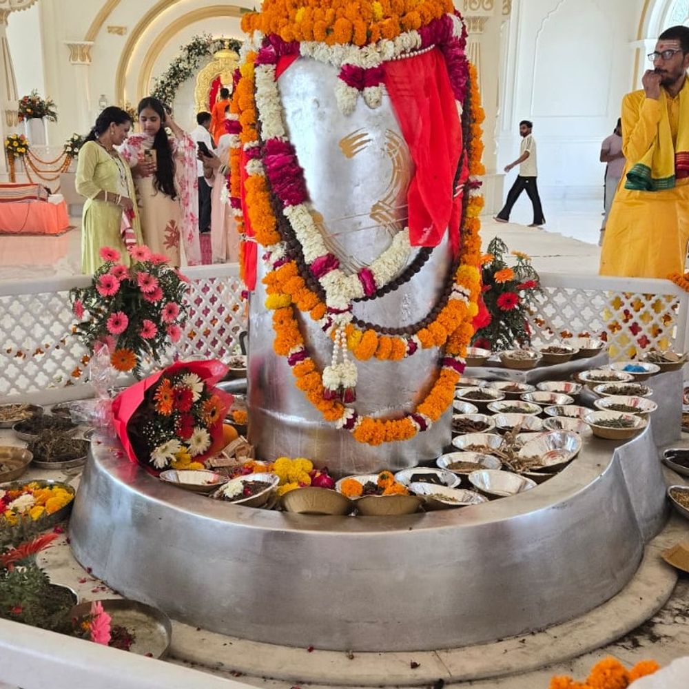 હરિદ્વારમાં 5210 કિલોના પારદ શિવલિંગની પ્રાણ પ્રતિષ્ઠા