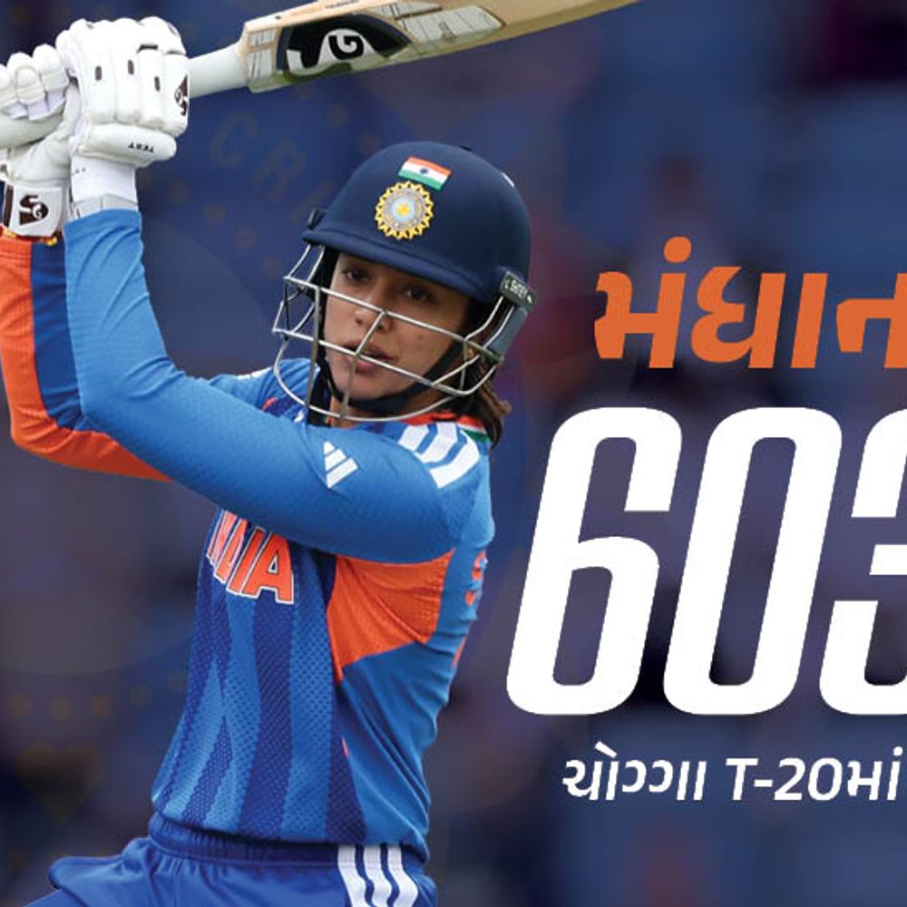 સ્મૃતિ મંધાના T-20 ક્રિકેટમાં 600 ચોગ્ગા ફટકારનાર પ્રથમ બેટર, વર્લ્ડકપમાં છઠ્ઠી ફિફ્ટી