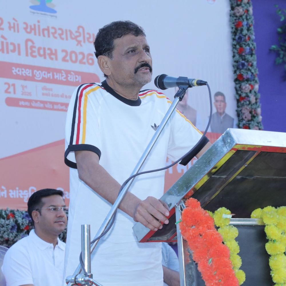 મોરબીમાં યોગ દિવસ ઉજવણી: યોગ ઘટ્યા, નેતાઓના ભાષણો વધ્યા