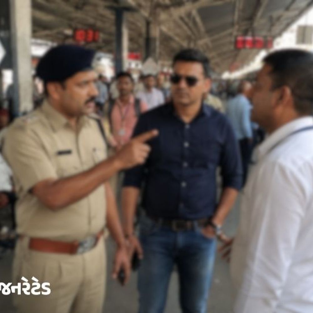 'મેં IPS જોન ડેનિયલ હૂં, તેરી વર્ધી ખા જાઉંગા':કોન્સ્ટેબલે સાથે પેસેન્જર IPSના નામે દાદાગીરી કરી ગયો, કાલુપુર રેલવે સ્ટેશનનો બનાવ