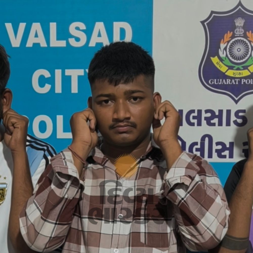 વલસાડમાં વિવાદિત વીડિયો બનાવનાર 3 યુવકો ઝડપાયા:સોશિયલ મીડિયામાં વાયરલ વીડિયો બાદ પોલીસે કાર્યવાહી કરી