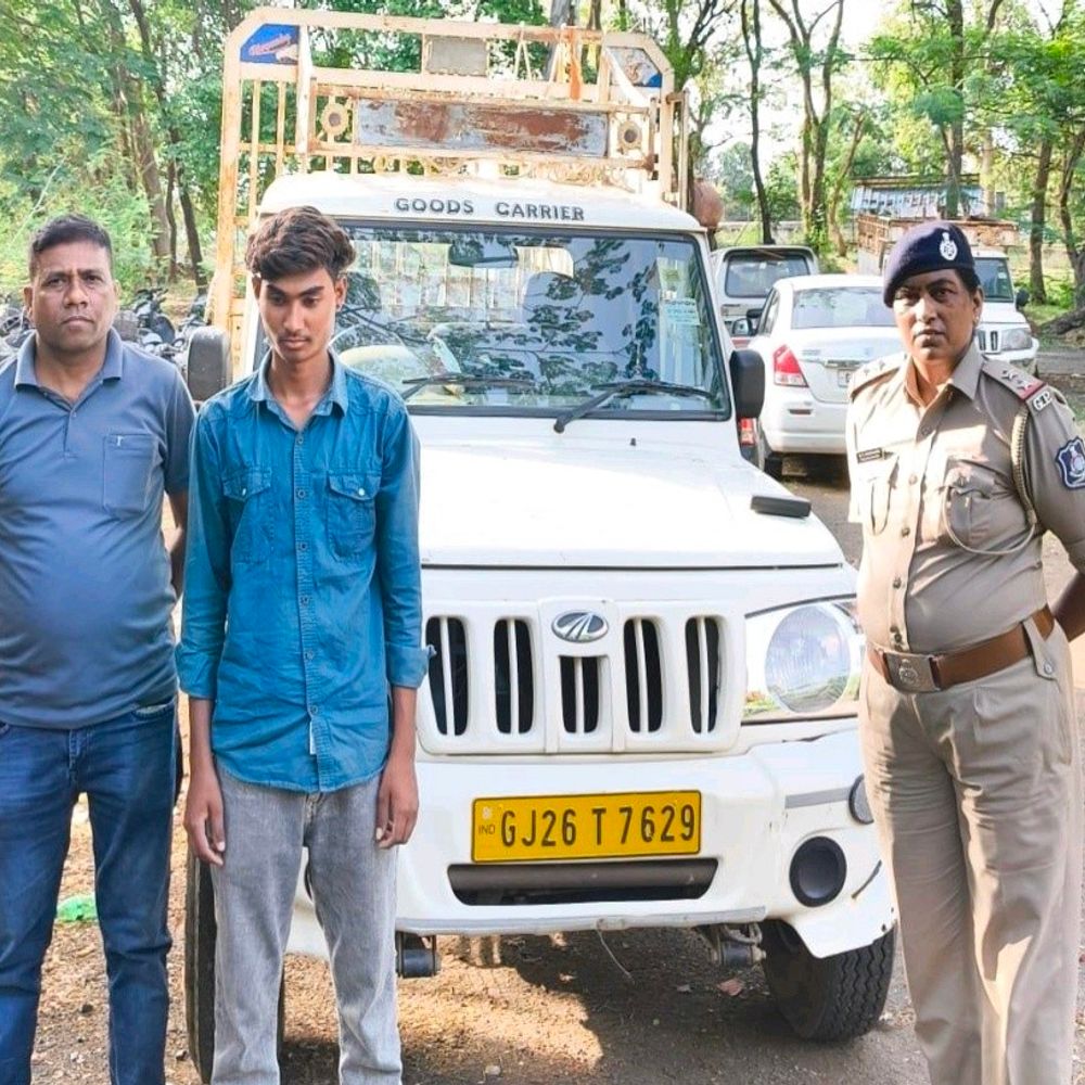 તાપી હિટ એન્ડ રન કેસ ઉકેલાયો:ચાંપાવાડી પાસે અકસ્માત સર્જી ફરાર ચાલક ઝડપાયો