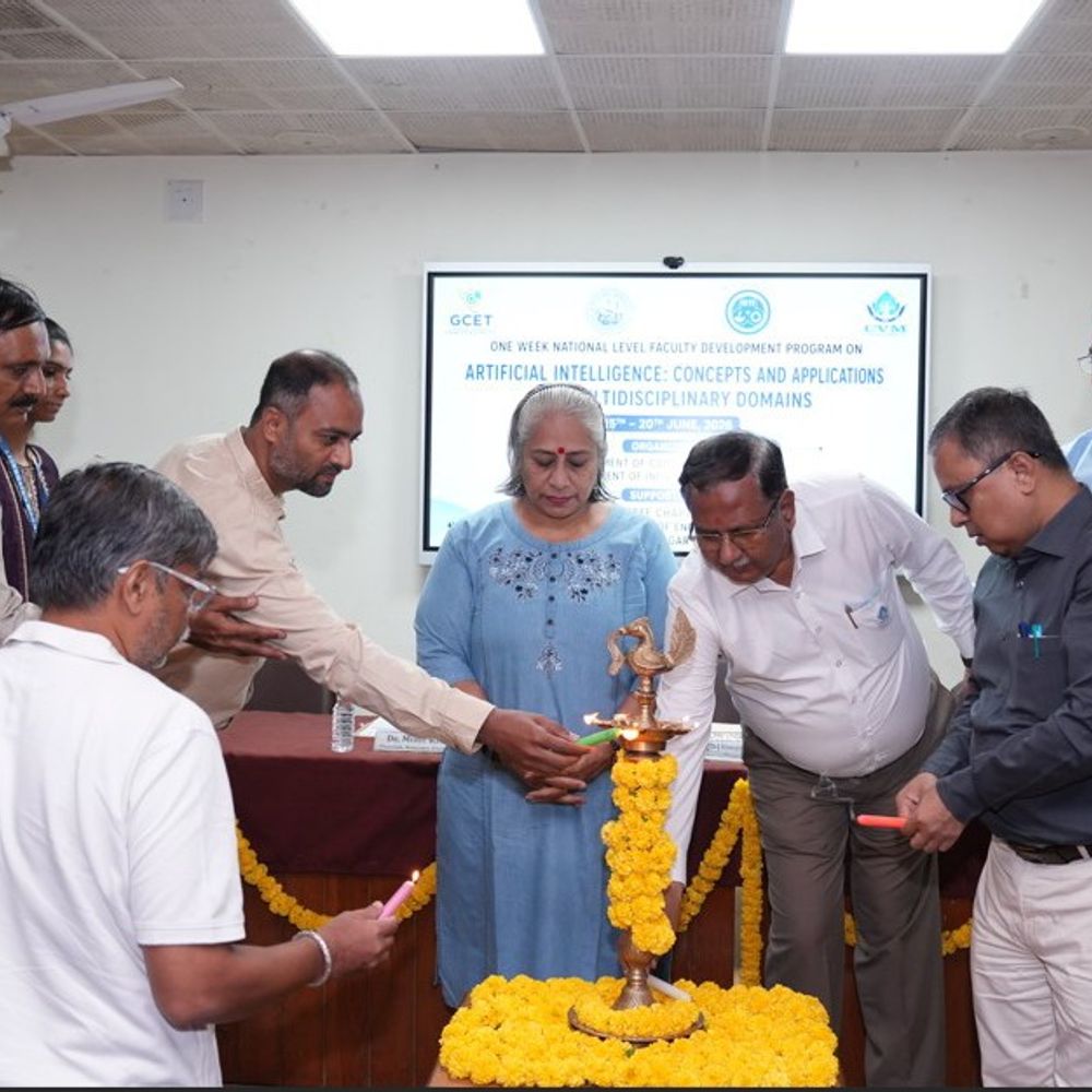 જીસેટમાં AI ફેકલ્ટી ડેવલપમેન્ટ પ્રોગ્રામ સંપન્ન:વિવિધ ક્ષેત્રોમાં AI ના ઉપયોગ પર એક સપ્તાહ ચર્ચા