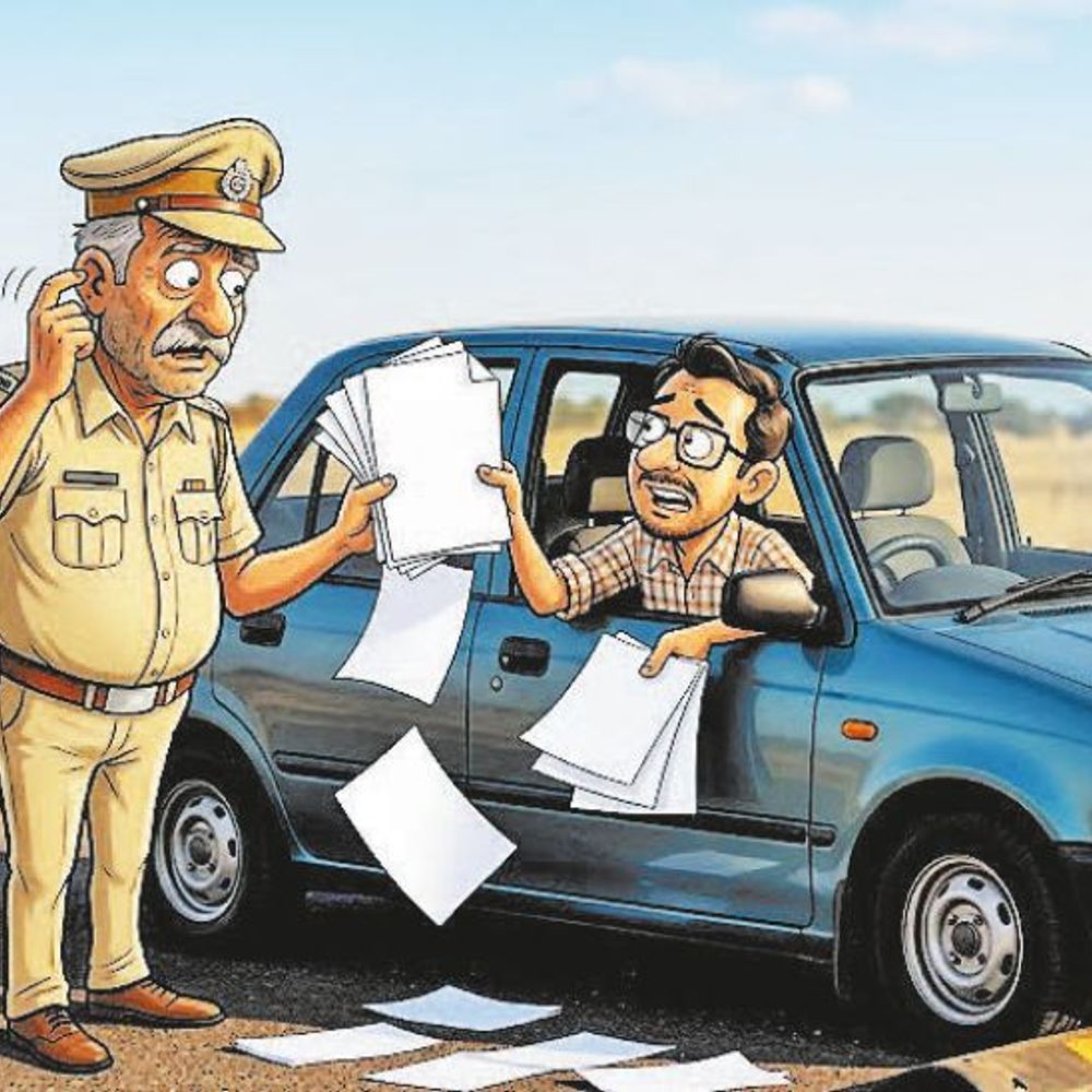 ગતકડું:કાગળિયાંની ગાડી