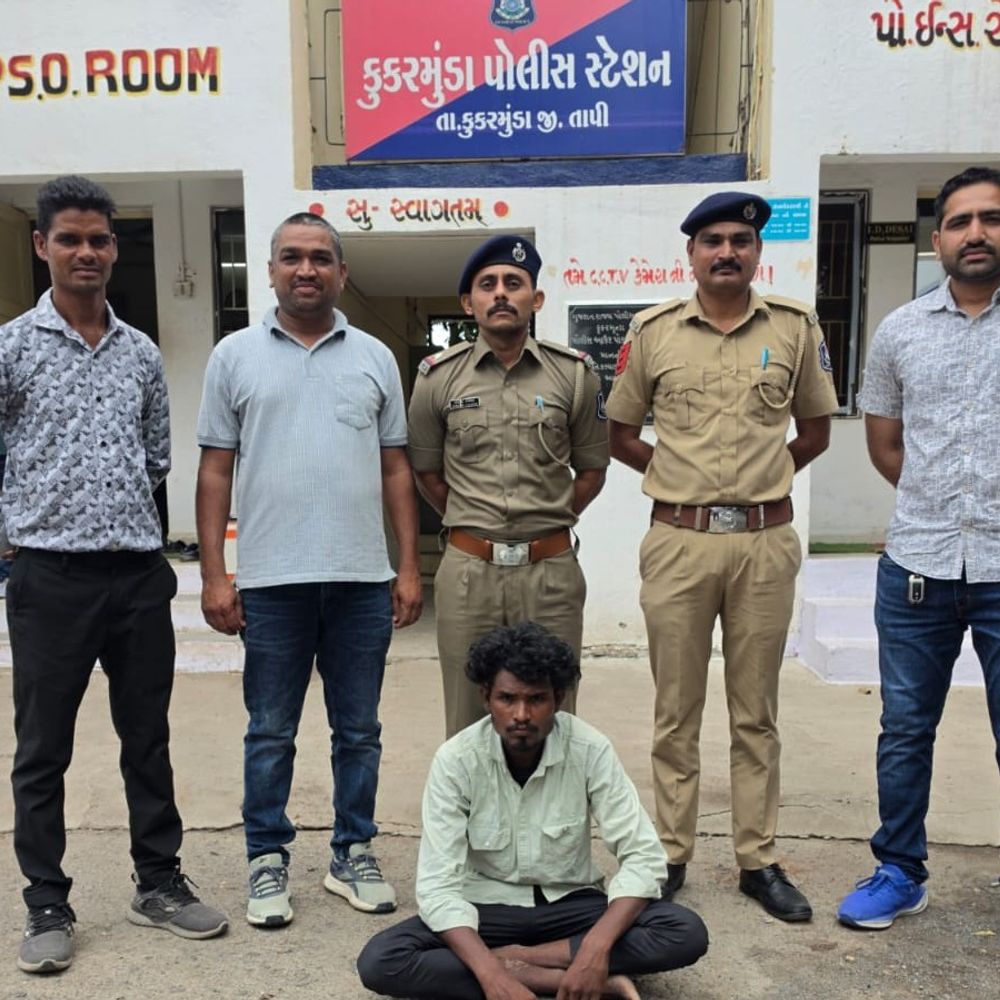 કુકરમુંડા પોલીસે મહારાષ્ટ્રથી આરોપી ઝડપ્યો:લાખોની ઘરફોડ ચોરીનો મુદ્દામાલ ખરીદનાર વૉન્ટેડ પકડાયો