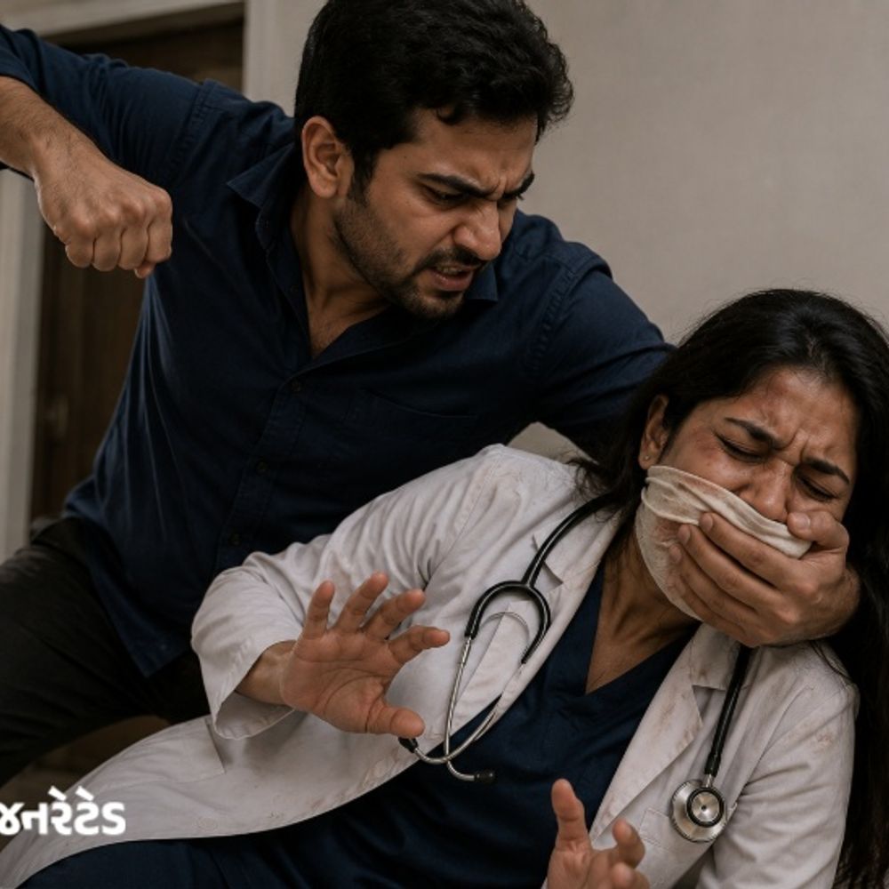 દહેજ અને દીકરાની માંગે યુવતીનું જીવન બનાવ્યું નર્ક:આસપાસના લોકોને જાણ ન થાય તે માટે પતિ ડોક્ટર પત્નીને મોઢે કપડું બાંધી માર મારતો, પશ્ચિમ મહિલા પોલીસ સ્ટેશનમાં ફરિયાદ દાખલ