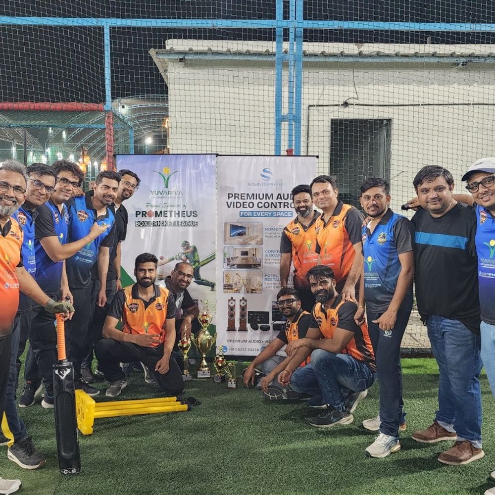 BNI પ્રોમિથિયસ ક્રિકેટ લીગનું ભવ્ય આયોજન:અમદાવાદમાં વ્યવસાયિક નેટવર્કિંગ સાથે રમતગમતના રોમાંચનો અનોખો અને અદભુત સમન્વય