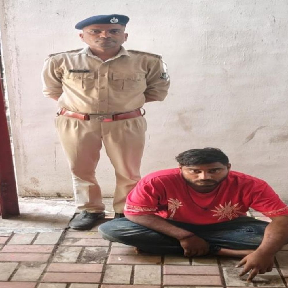 આણંદમાં નશાખોર કાર ચાલકે વાહનને ટક્કર મારી:વાયરલ વીડિયોના આધારે પોલીસે આરોપી રોહિત દરબારને ઝડપ્યો