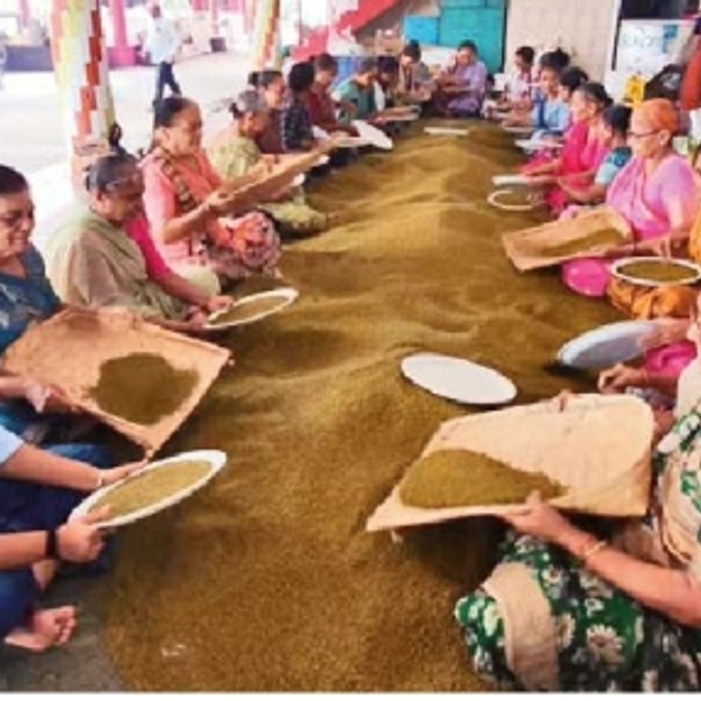 ઓરિસ્સાના કલાકારોએ 8 વ્હીલનો લાકડાનો રથ બનાવ્યો, જગન્નાથજીની રથયાત્રામાં 2000 કિલો મગ પ્રસાદી