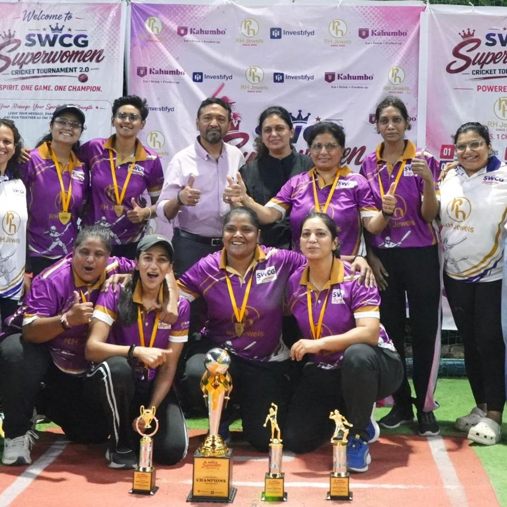 SWCG ક્રિકેટ ટુર્નામેન્ટમાં ટીમ ડોમિનેટર્સ વિજેતા:મહિલા ક્રિકેટને પ્રોત્સાહન આપવા આયોજન, 12 મહિલા ટીમોએ ભાગ લીધો