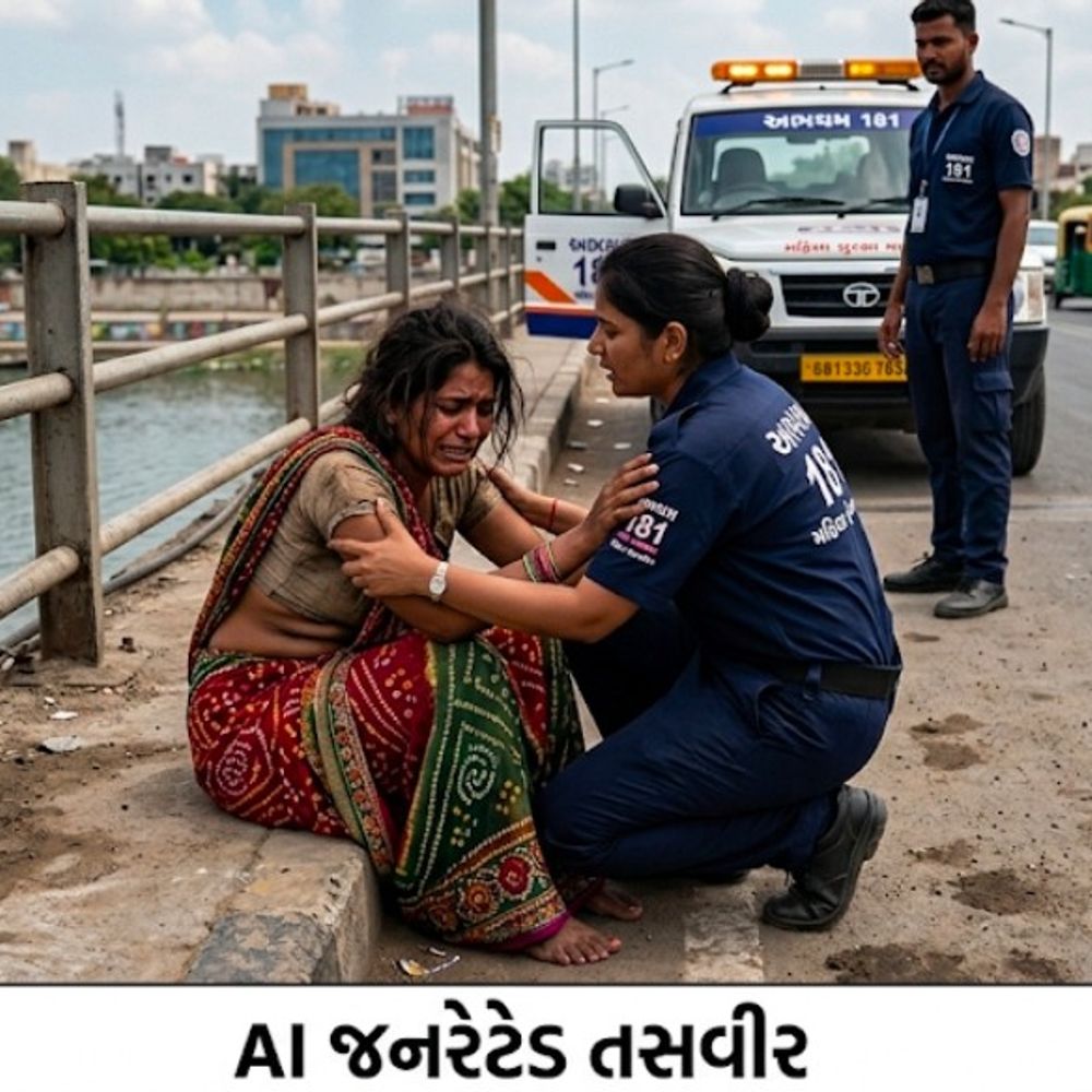 અભયમની ટીમે મહિલાને આપઘાત કરતા બચાવી:પતિ અને સાસુના અપમાનજનક વર્તનથી કંટાળી ગઈ, માસી સાસુના પુત્રએ દારૂના નશામાં દુષ્કર્મ કરવાનો પ્રયાસ કર્યો