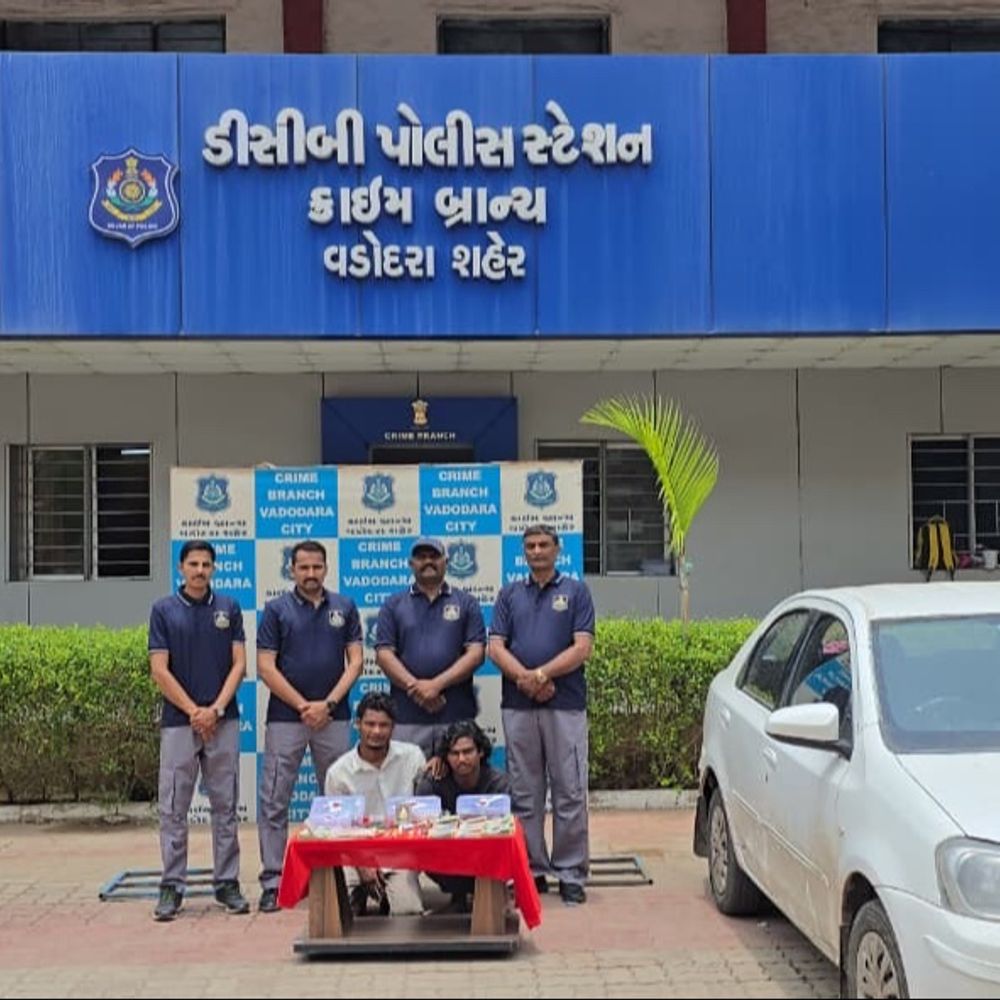 બંધ મકાનોની રેકી કરી ચોરી કરનાર બે ઝડપાયા:ગોરવા-ગોત્રીના બે ઘરફોડ ચોરીના ગુનાઓનો ભેદ ઉકેલાયો, 200 અમેરિકન ડોલર અને ચોરીમાં વપરાયેલી કાર કબજે